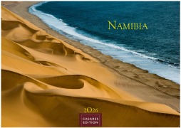Cover-Bild zum Titel 'Namibia Kalender 2026 - Wandkalender | Fotokalender Afrika 24x35 cm - . mit atemberaubenden Landschaftsfotos und der Tierwelt.' von ''