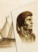 Cover-Bild zum Titel 'Illustriertes Notizbuch mit Indianerweisheiten' von ''