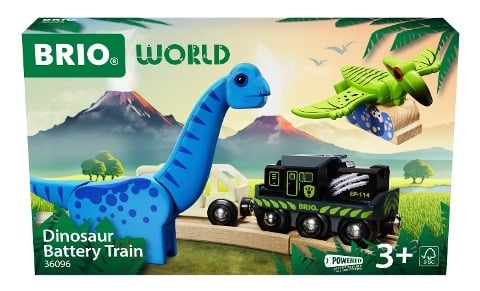 BRIO World - Dinosaurier Batteriezug - 