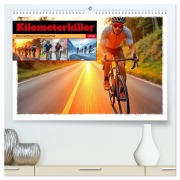 Cover-Bild zum Titel 'Kilometerkiller - Rennrad-Power im Jahresverlauf (hochwertiger Premium Wandkalender 2026 DIN A2 quer), Kunstdruck in Hochglanz' von 'Fred Schimak'