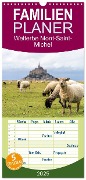 Familienplaner 2025 - Welterbe Mont-Saint-Michel mit 5 Spalten (Wandkalender, 21 x 45 cm) CALVENDO - Peter Schickert