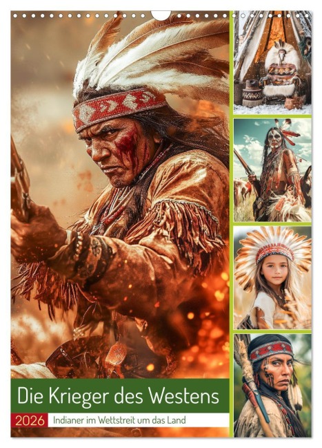 Die Krieger des Westens (Wandkalender 2026 DIN A3 hoch), CALVENDO Monatskalender - Steffen Gierok-Latniak