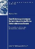 Cover-Bild zum Titel 'Qualifizierungsstrategien für betriebswirtschaftliche Unternehmenssoftware' von 'Matthias Mohr'