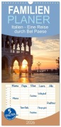 Cover-Bild zum Titel 'Familienplaner 2026 - Italien - Eine Reise durch Bel Paese mit 5 Spalten (Wandkalender, 21 x 45 cm) CALVENDO' von 'Matteo Colombo'