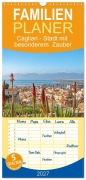 Cover-Bild zum Titel 'Familienplaner 2027 - Cagliari - Stadt mit besonderem Zauber mit 5 Spalten (Wandkalender, 21 x 45 cm) CALVENDO' von 'Nina Schwarze'