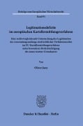 Cover-Bild zum Titel 'Legitimationsdefizite im europäischen Kartellermittlungsverfahren' von 'Oliver Jany'