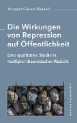 Cover-Bild zum Titel 'Die Wirkungen von Repression auf Öffentlichkeit' von 'Alexander Glasner-Hummel'