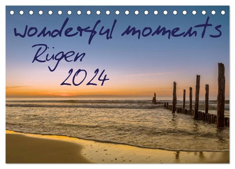 wonderful moments - Rügen 2024 (Tischkalender 2024 DIN A5 quer), CALVENDO Monatskalender - HeschFoto HeschFoto