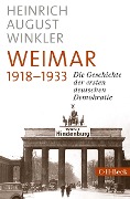 Cover-Bild zum Titel 'Weimar 1918-1933' von 'Heinrich August Winkler'