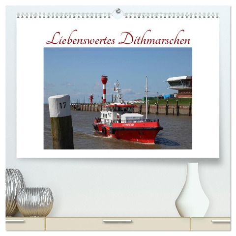Liebenswertes Dithmarschen (hochwertiger Premium Wandkalender 2024 DIN A2 quer), Kunstdruck in Hochglanz - Eva Ola Feix