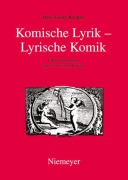 Cover-Bild zum Titel 'Komische Lyrik - Lyrische Komik' von 'Hans-Georg Kemper'