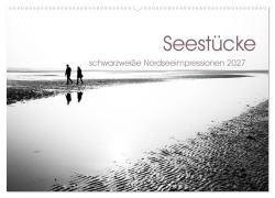 Cover-Bild zum Titel 'Seestücke. Schwarzweiße Nordseeimpressionen 2027 (Wandkalender 2027 DIN A2 quer), CALVENDO Monatskalender' von 'Sarah-Isabel Conrad/Eyecatches'