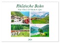Rhätische Bahn - Fahrt durch die Bündner Alpen (Wandkalender 2024 DIN A2 quer), CALVENDO Monatskalender - Nina Schwarze