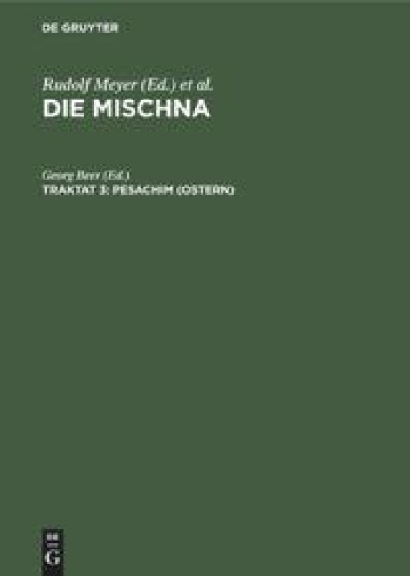 Pesachim (Ostern) - 