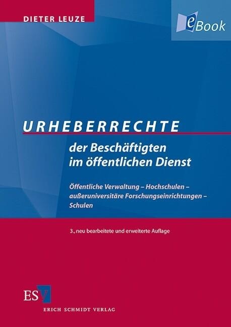 Urheberrechte der Beschäftigten im öffentlichen Dienst - Dieter Leuze
