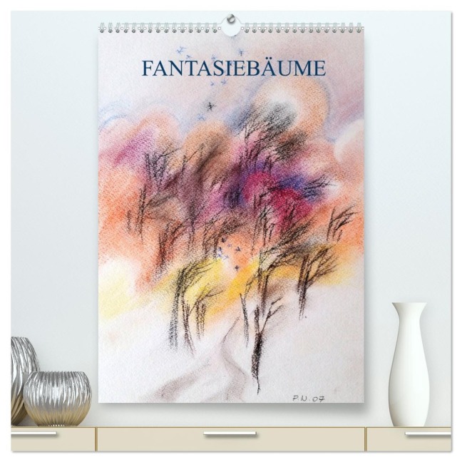 Fantasiebäume (hochwertiger Premium Wandkalender 2026 DIN A2 hoch), Kunstdruck in Hochglanz - Natascha Peters
