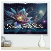 Kosmische Blüten (hochwertiger Premium Wandkalender 2026 DIN A2 quer), Kunstdruck in Hochglanz - Cathrin Illgen