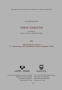 Cover-Bild zum Titel 'Textos arcaicos vascos, (1562) : N. Landuchio : dictionarium linguae cantabricae' von 'Koldo Mitxelena Elissalt, Luis Mitxelena, Joseba Andoni Lakarra Andrinua, Iñigo Ruiz Arzalluz'