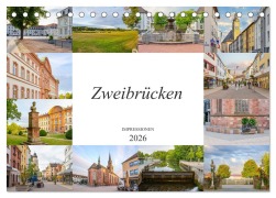 Cover-Bild zum Titel 'Zweibrücken Impressionen (Tischkalender 2026 DIN A5 quer), CALVENDO Monatskalender' von 'Dirk Meutzner'