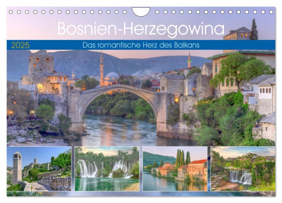 Bosnien-Herzegowina Das romantische Herz des Balkans (Wandkalender 2025 DIN A4 quer), CALVENDO Monatskalender - Joana Kruse