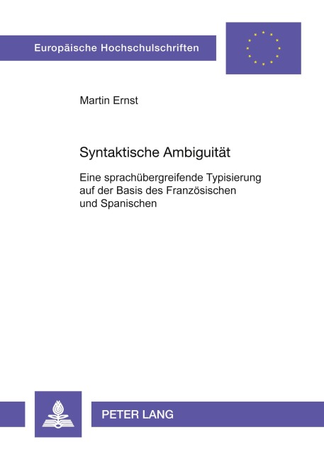 Syntaktische Ambiguität - Martin Ernst