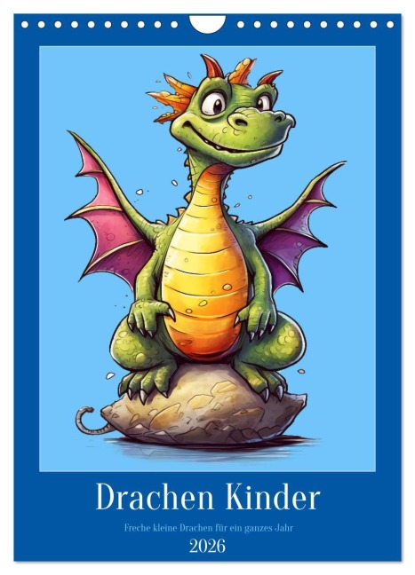 Drachen Kinder (Wandkalender 2026 DIN A4 hoch), CALVENDO Monatskalender - Kerstin Waurick