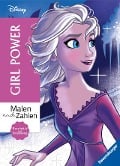 Malen nach Zahlen Disney: Girl Power - Malbuch für Erwachsene - 