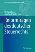Cover-Bild zum Titel 'Reformfragen des deutschen Steuerrechts' von ''