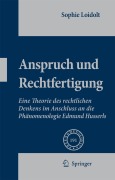 Cover-Bild zum Titel 'Anspruch und Rechtfertigung' von 'Sophie Loidolt'