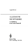 Cover-Bild zum Titel 'Allgemeine Rechtslehre' von 'Rupert Schreiber'