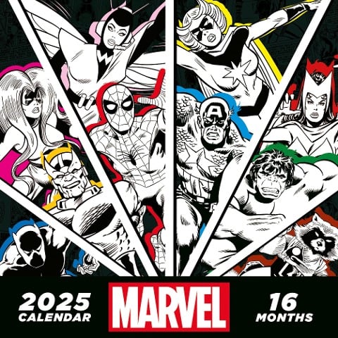 MARVEL 2025 - Broschürenkalender 30x30 - 