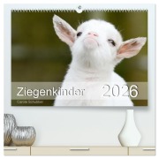 Ziegenkinder (hochwertiger Premium Wandkalender 2026 DIN A2 quer), Kunstdruck in Hochglanz - Carola Schubbel