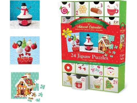 Puzzle Adventkalender - Sweet Christmas. 1200 Puzzleteile - 