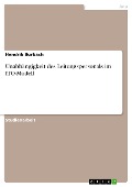 Cover-Bild zum Titel 'Unabhängigkeit des Leitungspersonals im ITO-Modell' von 'Hendrik Burbach'