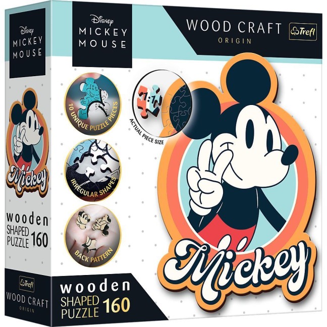 Holz Puzzles - "160" - Disney Retro Mickey Mouse - 
