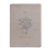 Cover-Bild zum Titel 'Terminplaner Lederlook 2027 Taupe' von ''