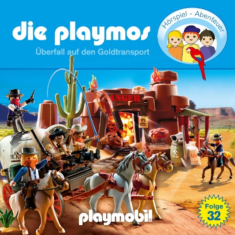 Die Playmos - Das Original Playmobil Hörspiel, Folge 32: Überfall auf den Goldtransport - David Bredel, Florian Fickel