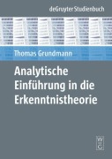 Cover-Bild zum Titel 'Analytische Einführung in die Erkenntnistheorie' von 'Thomas Grundmann'