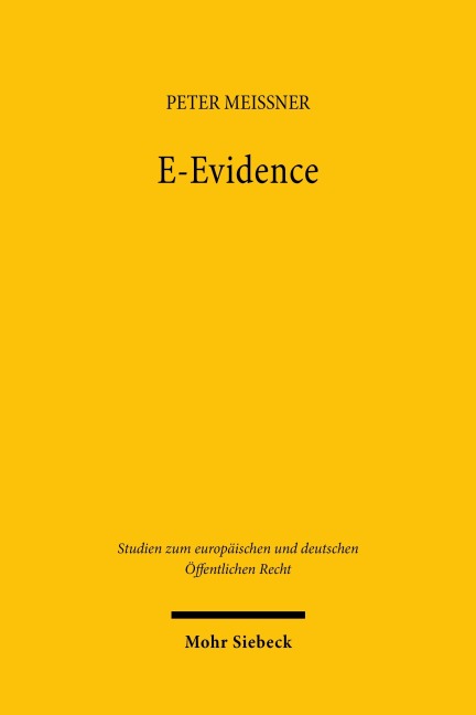 E-Evidence - Peter Meißner
