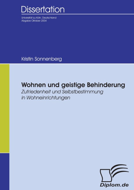 Wohnen und geistige Behinderung - Kristin Sonnenberg