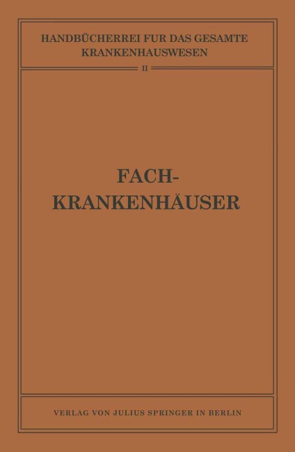 Fachkrankenhäuser - Na Biesalski, Na Eckhardt, Adolf Gottstein, Na Hammerschlag, Na Mobitz