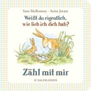 Cover-Bild zum Titel 'Weißt du eigentlich, wie lieb ich dich hab? Zähl mit mir' von 'Sam Mcbratney'