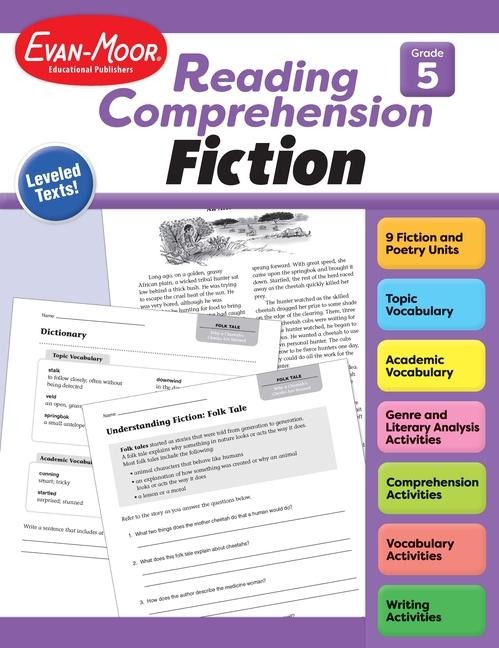 Reading Comprehension: Fiction, Grade 5 Teacher Resource - Evan-Moor Educational Publishers