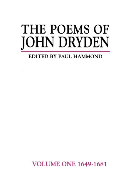 The Poems of John Dryden - 