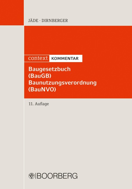 Baugesetzbuch, Baunutzungsverordnung - Henning Jäde, Franz Dirnberger