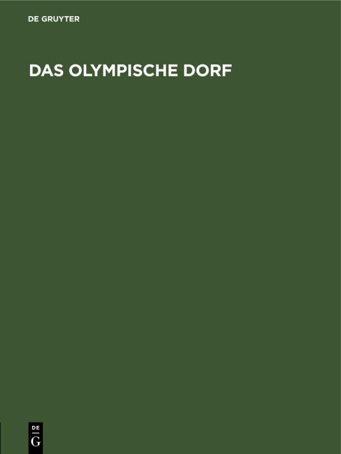 Das Olympische Dorf - 
