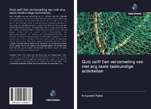 Quiz zelf! Een verzameling van niet erg saaie taalkundige activiteiten - Krzysztof Polok