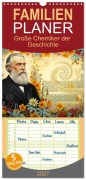 Cover-Bild zum Titel 'Familienplaner 2027 - Große Chemiker der Geschichte mit 5 Spalten (Wandkalender, 21 x 45 cm) CALVENDO' von 'Kerstin Waurick'