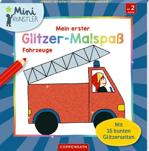 Mein erster Glitzer-Malspaß: Fahrzeuge - 