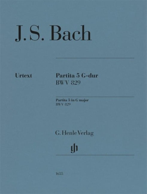 Johann Sebastian Bach - Partita Nr. 5 G-dur BWV 829 - Johann Sebastian Bach